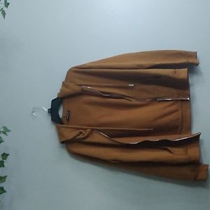 Light Brown Zip-up Hoodie
